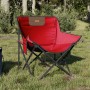 Folding camping chairs with pocket, 2 units, red. by , Garden chairs - Ref: Foro24-366549, Price: 55,21 €, Discount: %