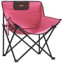 Folding camping chairs with pocket, 2 units, pink. by , Garden chairs - Ref: Foro24-366554, Price: 55,28 €, Discount: %