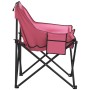 Folding camping chairs with pocket, 2 units, pink. by , Garden chairs - Ref: Foro24-366554, Price: 55,28 €, Discount: %