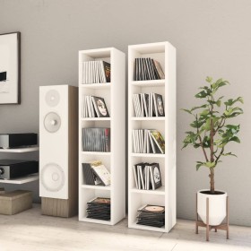 CD shelf 2 pcs plywood 21x16x93.5 cm by vidaXL, CD and DVD storage - Ref: Foro24-802696, Price: 48,73 €, Discount: %