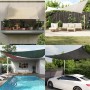 Square shade sail in light gray HDPE 160 g/m² 5x5 m by , Umbrellas - Ref: Foro24-4001970, Price: 53,76 €, Discount: %