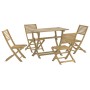 5-piece solid acacia wood garden dining set by , Garden sets - Ref: Foro24-3214250, Price: 285,06 €, Discount: %