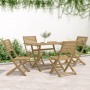 5-piece solid acacia wood garden dining set by , Garden sets - Ref: Foro24-3214250, Price: 285,06 €, Discount: %