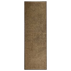 Braune waschbare Fußmatte 60x180 cm von vidaXL, Fußmatten - Ref: Foro24-323435, Preis: 46,40 €, Rabatt: %