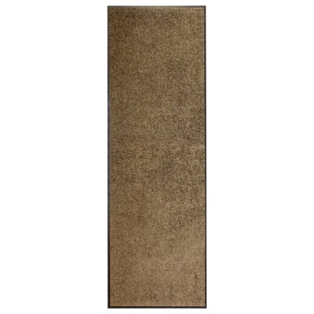 Braune waschbare Fußmatte 60x180 cm von vidaXL, Fußmatten - Ref: Foro24-323435, Preis: 46,40 €, Rabatt: %