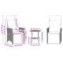 Garden chairs and table with cushions 3 pieces gray PE rattan by , Garden sets - Ref: Foro24-365679, Price: 283,27 €, Discoun...