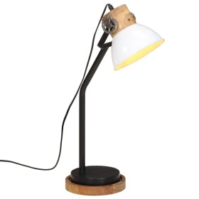 White desk lamp 25 W E27 18x18x60 cm by , Lamps - Ref: Foro24-371952, Price: 72,99 €, Discount: %