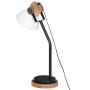 White desk lamp 25 W E27 18x18x60 cm by , Lamps - Ref: Foro24-371952, Price: 66,70 €, Discount: %