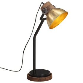 Vintage brass desk lamp 25 W E27 18x18x60 cm by , Lamps - Ref: Foro24-371950, Price: 69,99 €, Discount: %