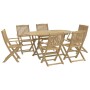 Juego de comedor para jardín 7 piezas madera maciza acacia de , Conjuntos de jardín - Ref: Foro24-3214238, Precio: 421,98 €, ...