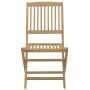 Folding garden chairs 8 units solid acacia wood 48.5x57x90cm by , Garden chairs - Ref: Foro24-3214233, Price: 347,58 €, Disco...