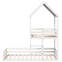 Bed with solid white pine wood roof 90x200 cm by , Beds and slatted bases - Ref: Foro24-3282391, Price: 370,94 €, Discount: %