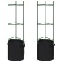 Support for tomatoes with 2 steel and PP bags, 116 cm. by , Pot stands - Ref: Foro24-4009284, Price: 29,05 €, Discount: %