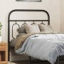 Black metal headboard 80 cm by , Headboards and footboards - Ref: Foro24-377144, Price: 33,99 €, Discount: %