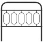 Black metal headboard 100 cm by , Headboards and footboards - Ref: Foro24-377146, Price: 35,99 €, Discount: %