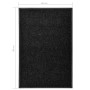 Schwarze waschbare Fußmatte 60x90 cm von vidaXL, Fußmatten - Ref: Foro24-323410, Preis: 29,23 €, Rabatt: %