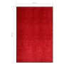 Felpudo lavable rojo 120x180 cm de vidaXL, Felpudos - Ref: Foro24-323426, Precio: 95,72 €, Descuento: %