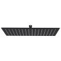 Cabezal ducha efecto lluvia acero inox cuadrado negro 40x30 cm de vidaXL, Cabezales de ducha - Ref: Foro24-147701, Precio: 69...