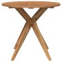 Solid acacia wood round garden table Ø85x75 cm by , Garden tables - Ref: Foro24-367834, Price: 141,59 €, Discount: %