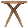 Solid acacia wood round garden table Ø85x75 cm by , Garden tables - Ref: Foro24-367834, Price: 141,59 €, Discount: %