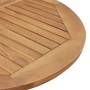 Solid acacia wood round garden table Ø85x75 cm by , Garden tables - Ref: Foro24-367834, Price: 141,59 €, Discount: %