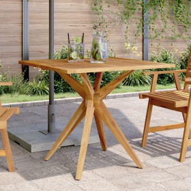 Mesa de jardín cuadrada madera maciza de acacia 85x85x75 cm de , Mesas de jardín - Ref: Foro24-367836, Precio: 146,99 €, Desc...