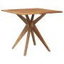 Square garden table made of solid acacia wood 85x85x75 cm by , Garden tables - Ref: Foro24-367836, Price: 145,73 €, Discount: %