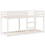 Cama litera con techo madera maciza de pino blanco 90x190 cm de , Camas y somieres - Ref: Foro24-3282088, Precio: 189,99 €, D...