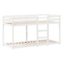 Bunk bed with solid white pine wood roof 75x190 cm by , Beds and slatted bases - Ref: Foro24-3282008, Price: 230,46 €, Discou...