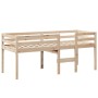 High bed with solid pine wood roof 80x200 cm by , Beds and slatted bases - Ref: Foro24-3282095, Price: 161,99 €, Discount: %