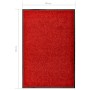 Rote waschbare Fußmatte 60x90 cm von vidaXL, Fußmatten - Ref: Foro24-323422, Preis: 29,06 €, Rabatt: %