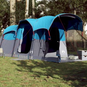 Tienda de campaña familiar túnel 8 personas impermeable azul de , Tiendas de campaña - Ref: Foro24-94786, Precio: 202,54 €, D...