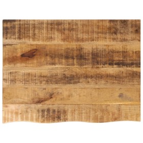 Solid mango wood natural edge table top 90x60x2.5 cm by , Table tops - Ref: Foro24-370357, Price: 64,67 €, Discount: %