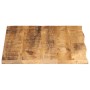 Massivholz-Tischplatte mit natürlicher Kante aus Mangoholz 90x60x2,5 cm. von , Tischplatten - Ref: Foro24-370357, Preis: 64,5...