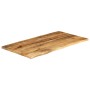 Solid mango wood table top with natural edge, 120x60x2.5 cm. by , Table tops - Ref: Foro24-370360, Price: 87,85 €, Discount: %