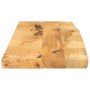 Solid mango wood natural edge table top 70x20x3.8 cm by , Table tops - Ref: Foro24-370369, Price: 24,81 €, Discount: %