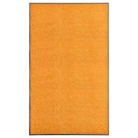 Felpudo lavable naranja 90x150 cm de vidaXL, Felpudos - Ref: Foro24-323455, Precio: 59,99 €, Descuento: %