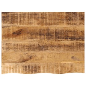 Solid mango wood natural edge table top 90x60x3.8 cm by , Table tops - Ref: Foro24-370405, Price: 77,99 €, Discount: %