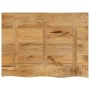 Solid mango wood natural edge table top 90x60x3.8 cm by , Table tops - Ref: Foro24-370405, Price: 77,40 €, Discount: %