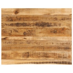 Solid mango wood natural edge table top 90x80x3.8 cm by , Table tops - Ref: Foro24-370411, Price: 128,99 €, Discount: %