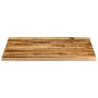 Solid mango wood natural edge table top 90x80x3.8 cm by , Table tops - Ref: Foro24-370411, Price: 106,47 €, Discount: %