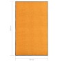 Orange washable doormat 90x150 cm by vidaXL, Doormats - Ref: Foro24-323455, Price: 59,99 €, Discount: %