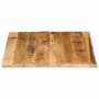 Solid mango wood natural edge table top 90x80x3.8 cm by , Table tops - Ref: Foro24-370411, Price: 106,47 €, Discount: %