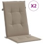 Reclining garden chairs and 2 solid teak wood cushions by , Garden chairs - Ref: Foro24-3196441, Price: 297,62 €, Discount: %