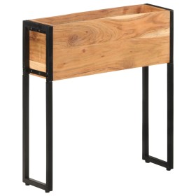 Solid acacia wood planter 60x20x68 cm by vidaXL, Pots and planters - Ref: Foro24-321942, Price: 77,99 €, Discount: %