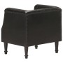 Black genuine leather armchair by , Armchairs - Ref: Foro24-286590, Price: 248,33 €, Discount: %