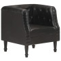 Black genuine leather armchair by , Armchairs - Ref: Foro24-286590, Price: 248,33 €, Discount: %