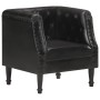 Black genuine leather armchair by , Armchairs - Ref: Foro24-286590, Price: 248,33 €, Discount: %