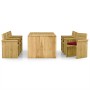 Garden dining set 7 pieces with cushions made of impregnated pine wood by , Garden sets - Ref: Foro24-3065738, Price: 717,45 ...