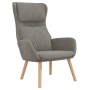 Sillón de relax con taburete de terciopelo gris claro de , Sillones - Ref: Foro24-3097820, Precio: 148,85 €, Descuento: %